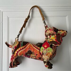 Fuzzy Nation | Paisley Dog Purse | Vintage